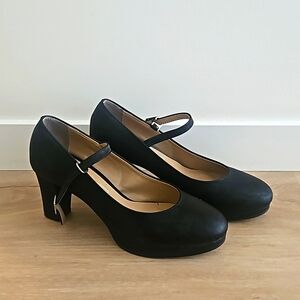 Mary Jane Platform Heels With Straps
